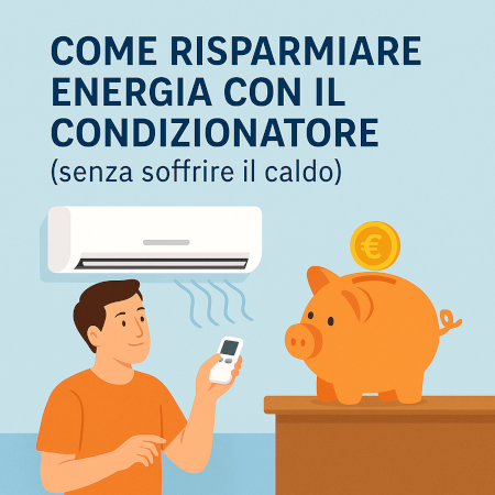 Come risparmiare energia con il condizionatore (senza soffrire il caldo)