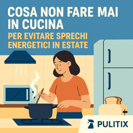 Cosa non fare mai in cucina per evitare sprechi energetici in estate