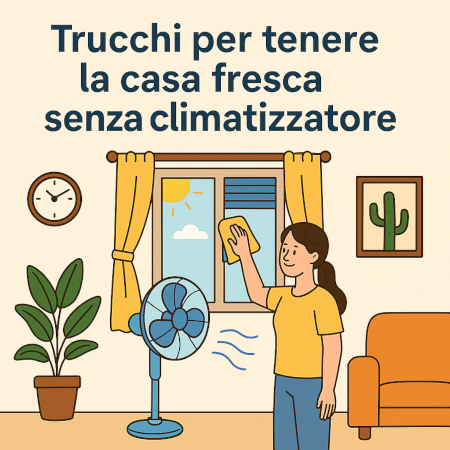 Trucchi per tenere la casa fresca senza climatizzatore