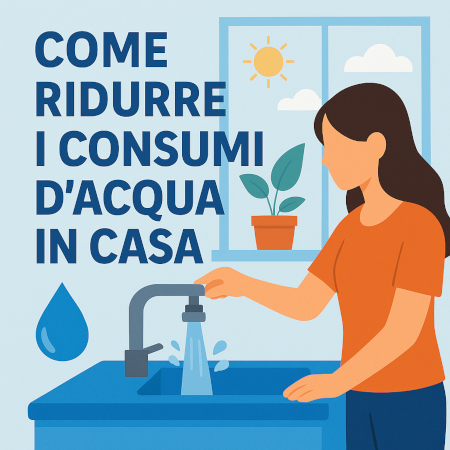 come ridurre i consumi di acqua in casa
